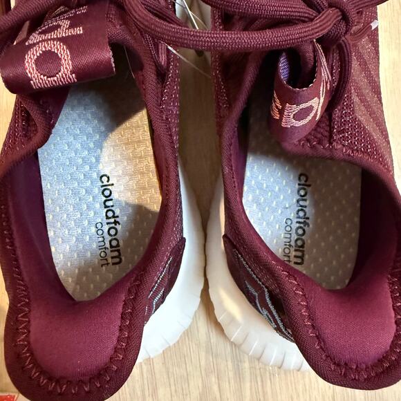 Adidas Kaptir X women’s running shoes 11 Burgundy Wine NEW EF0078 - Picture 7 of 12